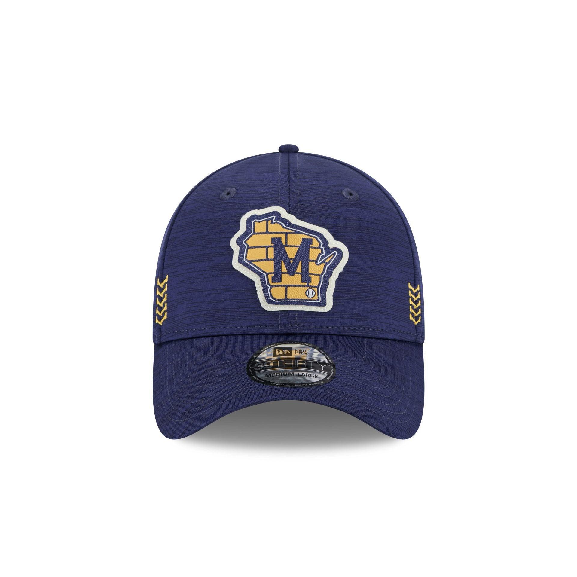 Milwaukee Brewers 2024 Clubhouse 39THIRTY Stretch Fit Hat Male Product Image