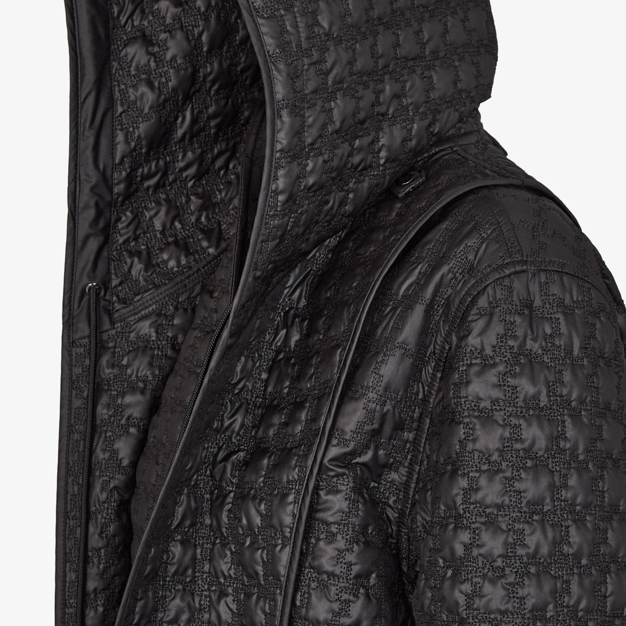 JacketBlack quilted nylon jacket Product Image