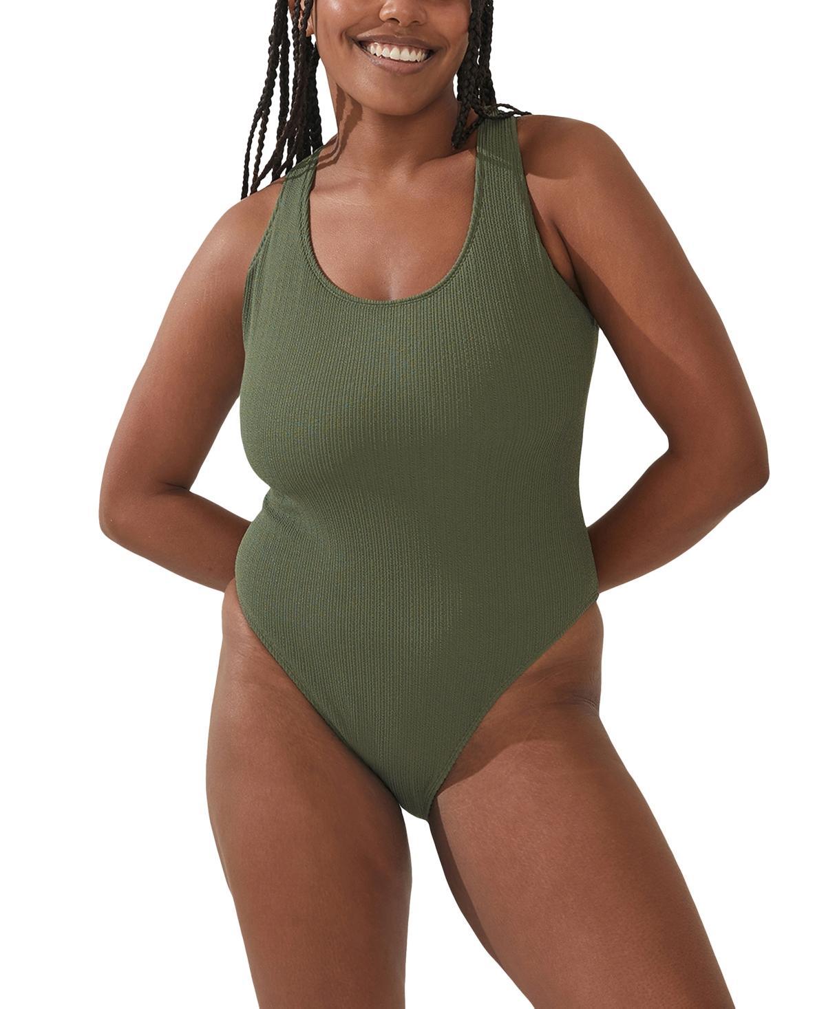 Cotton On Womens Low-Back One-Piece Swimsuit Product Image