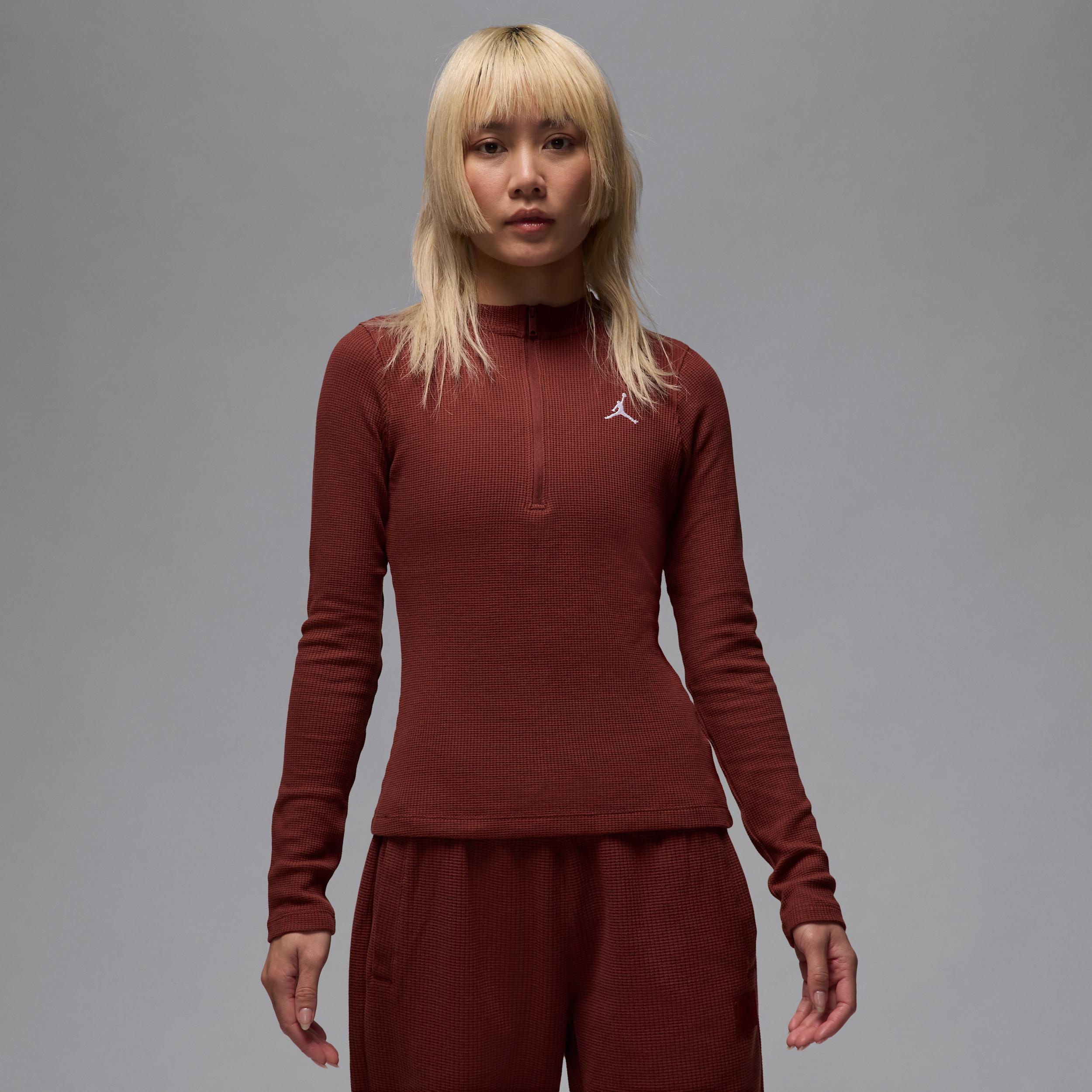 Jordan Women's Long-Sleeve 1/2-Zip Knit Top Product Image