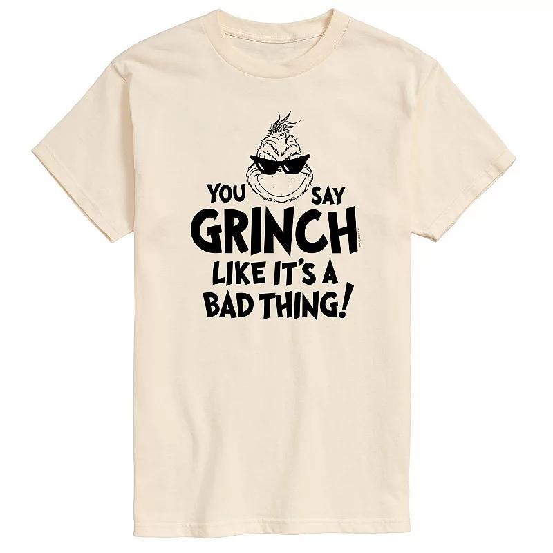 Mens Dr. Seuss Grinch Like Its A Bad Thing Graphic Tee Product Image