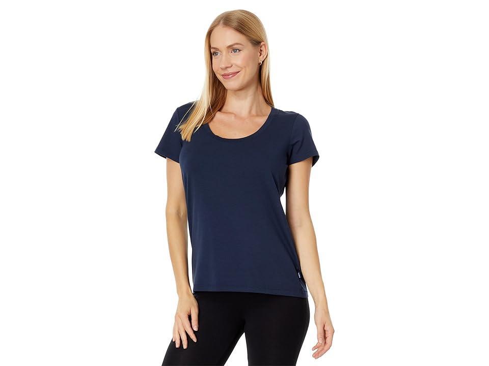 L.L.Bean Petite Soft Stretch Supima Tee Scoop Neck Short Sleeve Women's Clothing product image