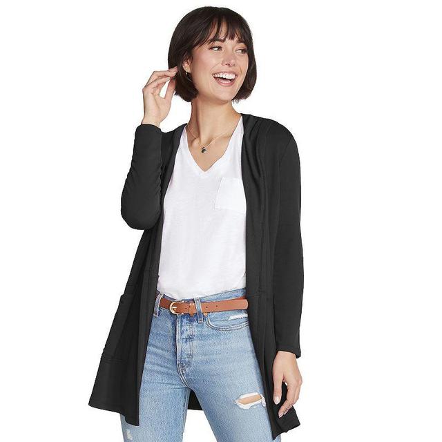 Womens Skechers SKECHLUXE Restful Hooded Cardigan Product Image