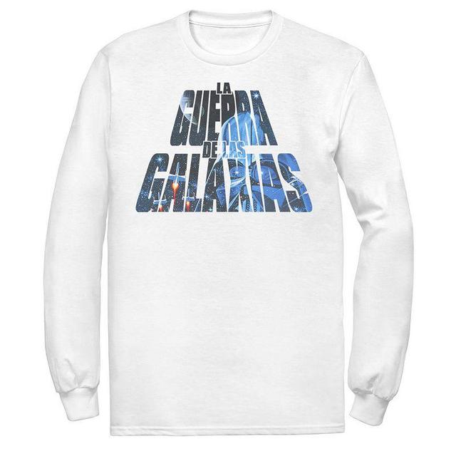 Mens Star Wars La Guerra De Las Galaxias Letter Fill Tee Product Image