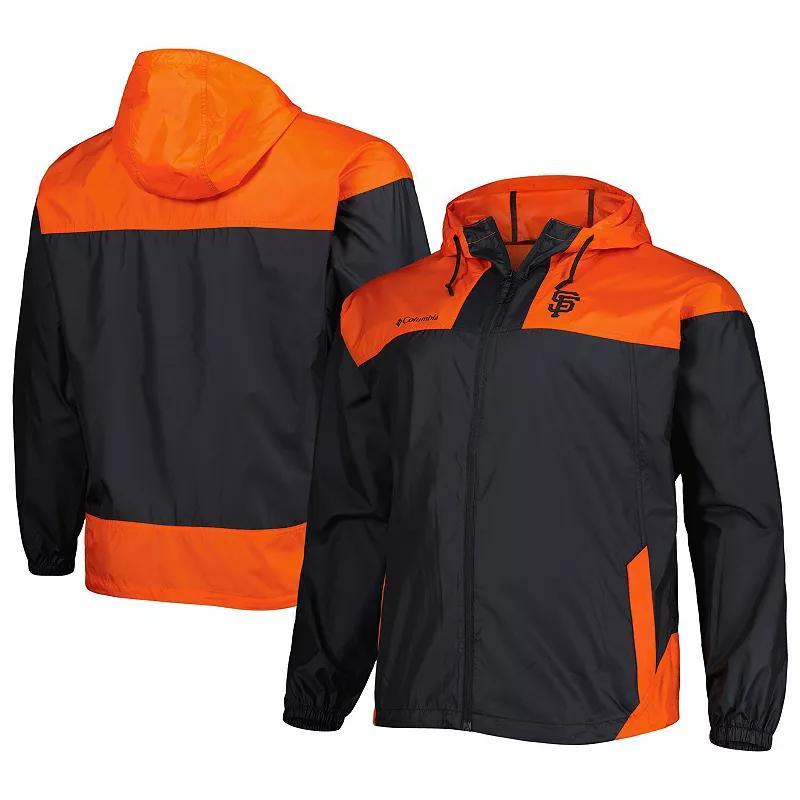 Mens Columbia San Francisco Giants Flash Forward Challenger Omni-Shade Full-Zip Windbreaker Product Image