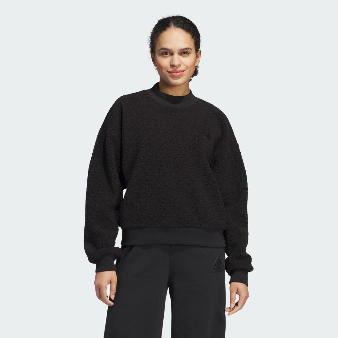 adidas Coze Pullover Alumina XL Womens Product Image