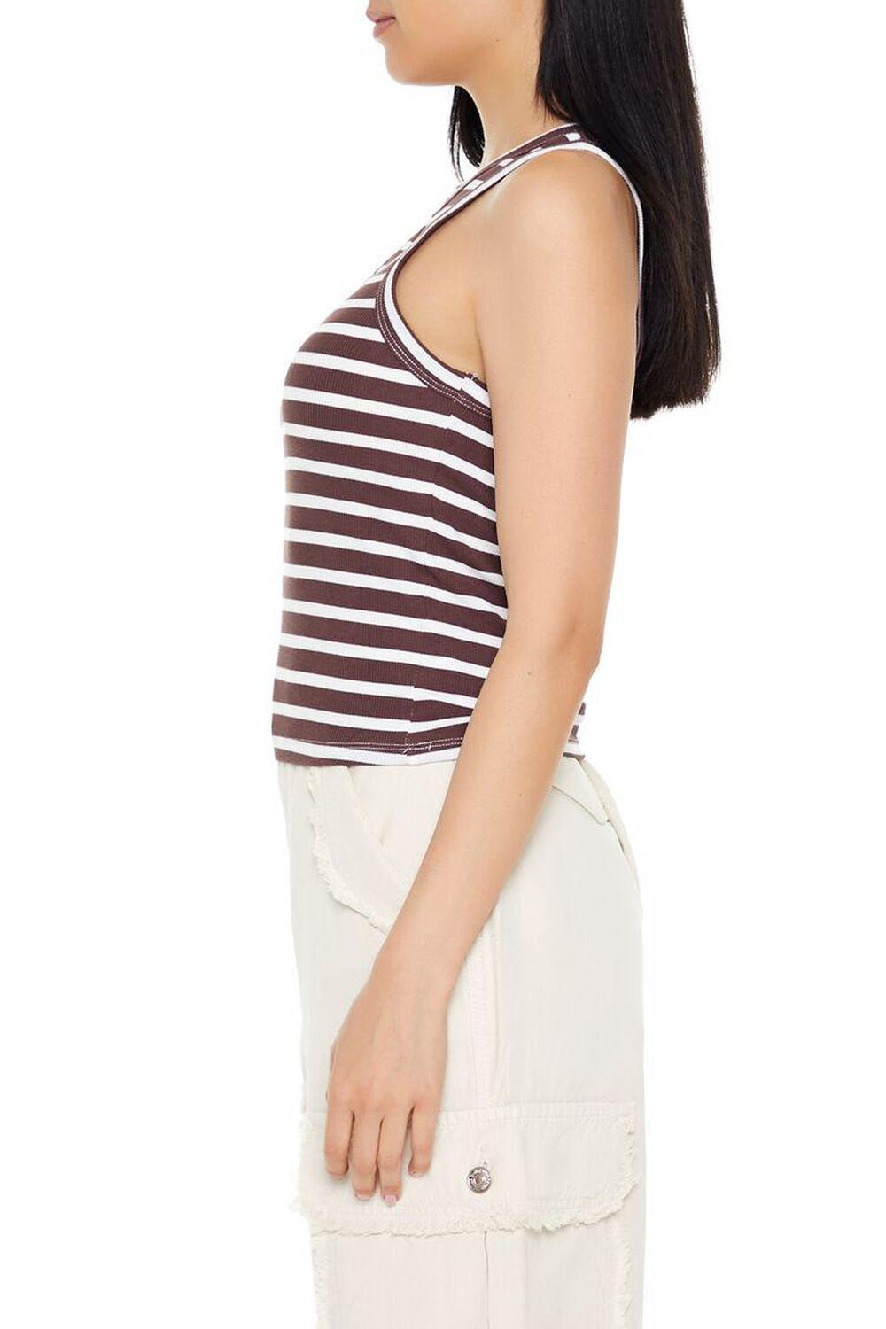 Striped Rib-Knit Tank Top | Forever 21 Product Image