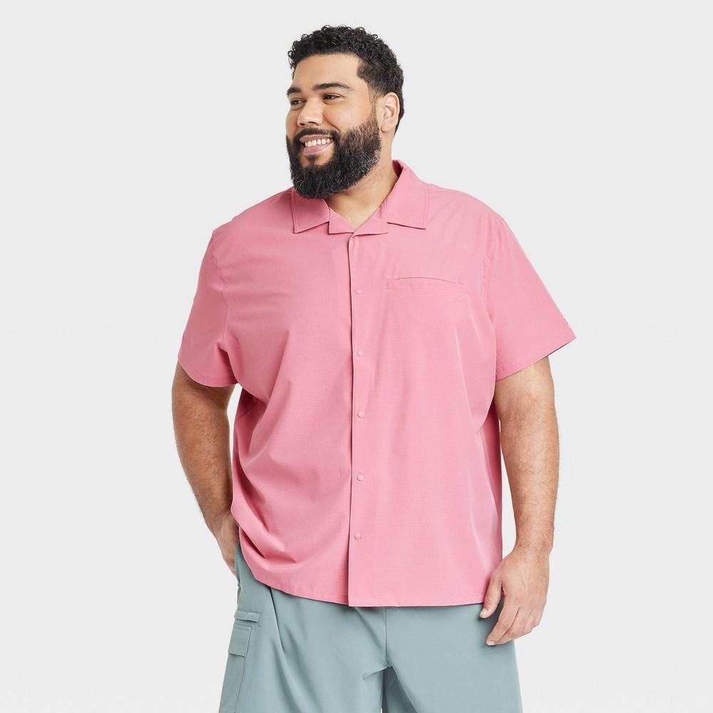 Mens Big Everyday Woven Shirt - All In Motion Rose 2XL Product Image