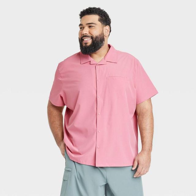 Mens Big Everyday Woven Shirt - All In Motion Rose 2XL Product Image