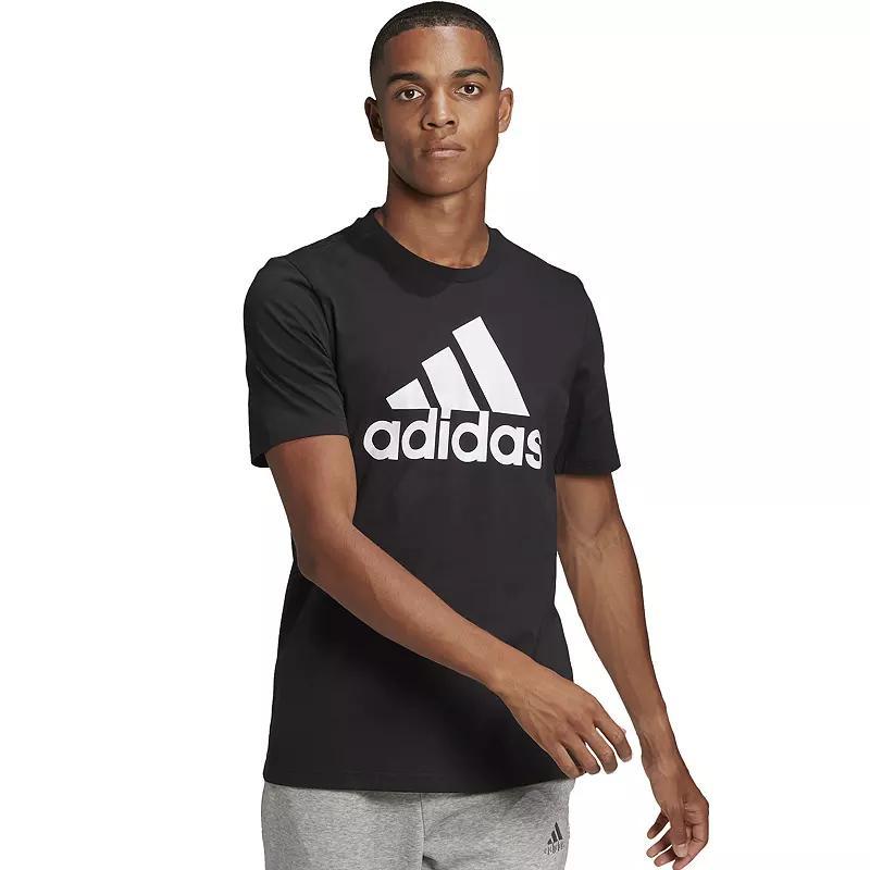 Mens adidas Classic Badge of Sport Tee Black Product Image