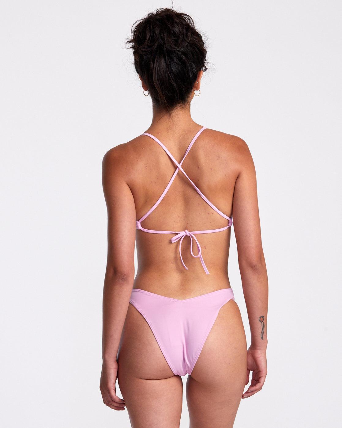 Solid Medium Bikini Bottoms - Pastel Lavender Product Image