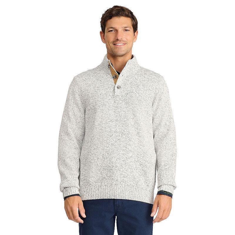 Mens IZOD Marled Button-Mock Sweater Product Image