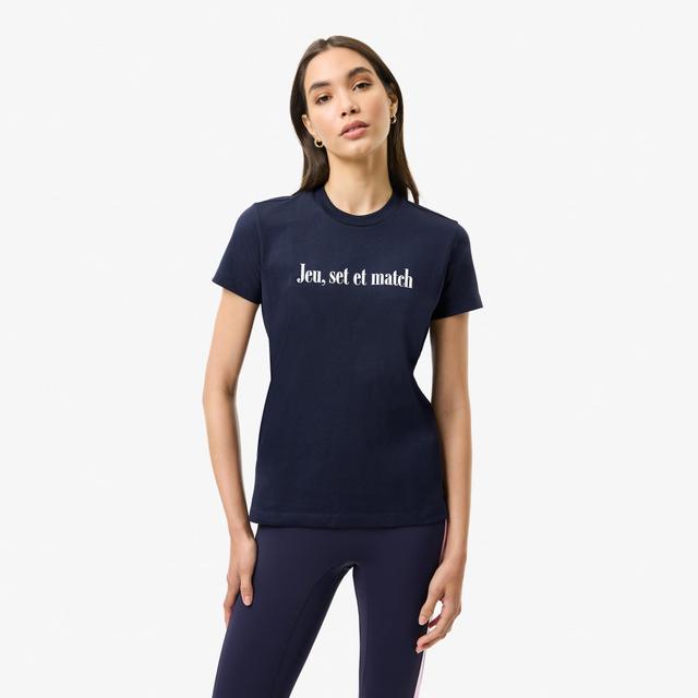 Women's Lacoste x Bandier Jersey T-Shirt Product Image