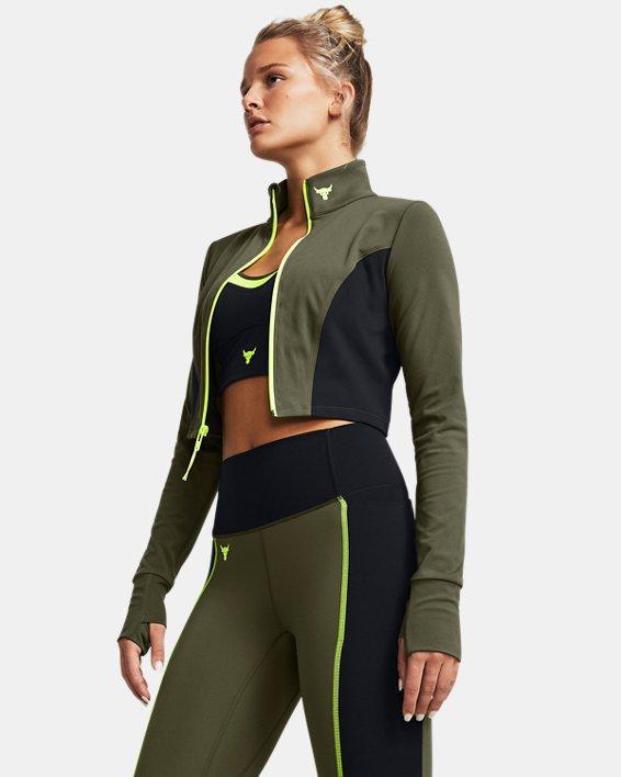 Womens Project Rock Lets Go Crop Full-Zip Product Image