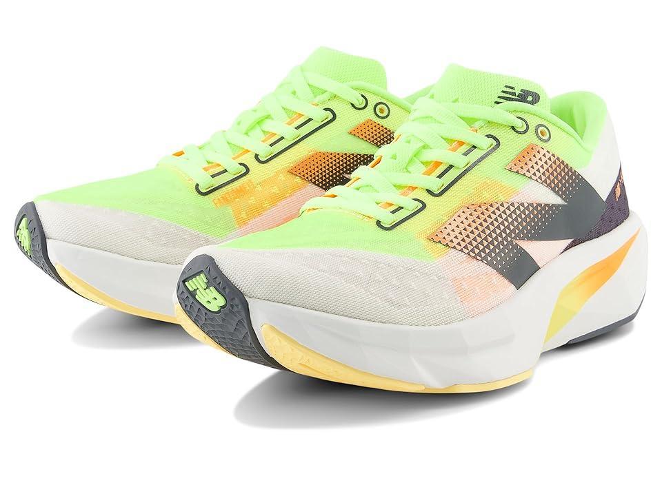 New Balance FuelCell Rebel v4 Bleached Lime Glo) Women's Shoes Product Image