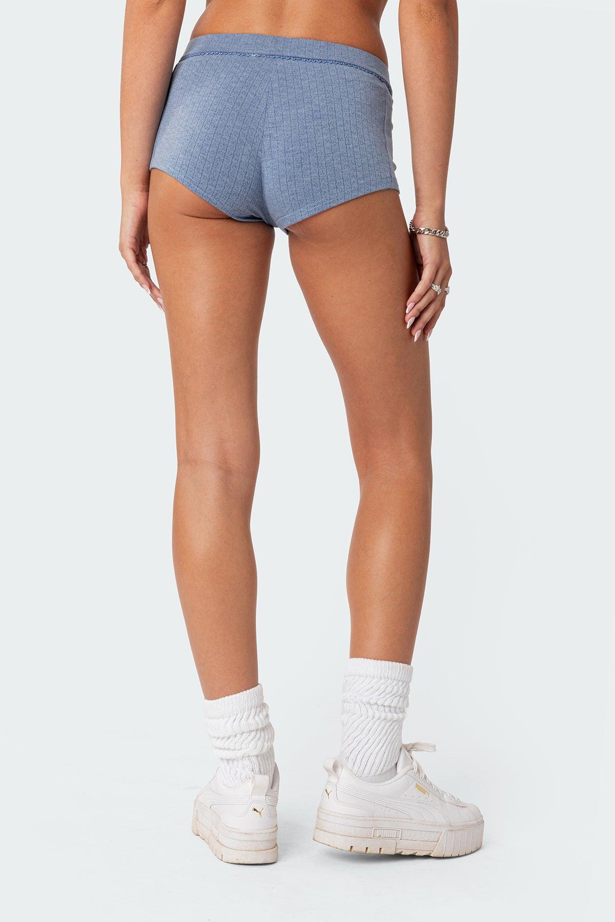 Maelle Pointelle Micro Shorts Product Image