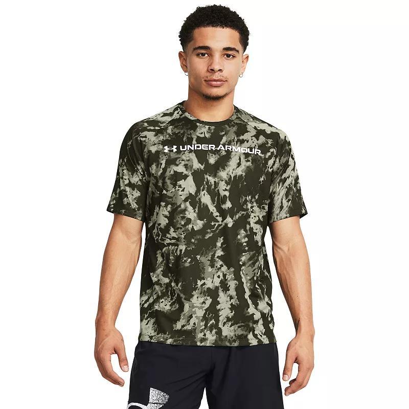 Big & Tall Under Armour Tech ABC Camo Short Sleeve Tee, Mens Product Image