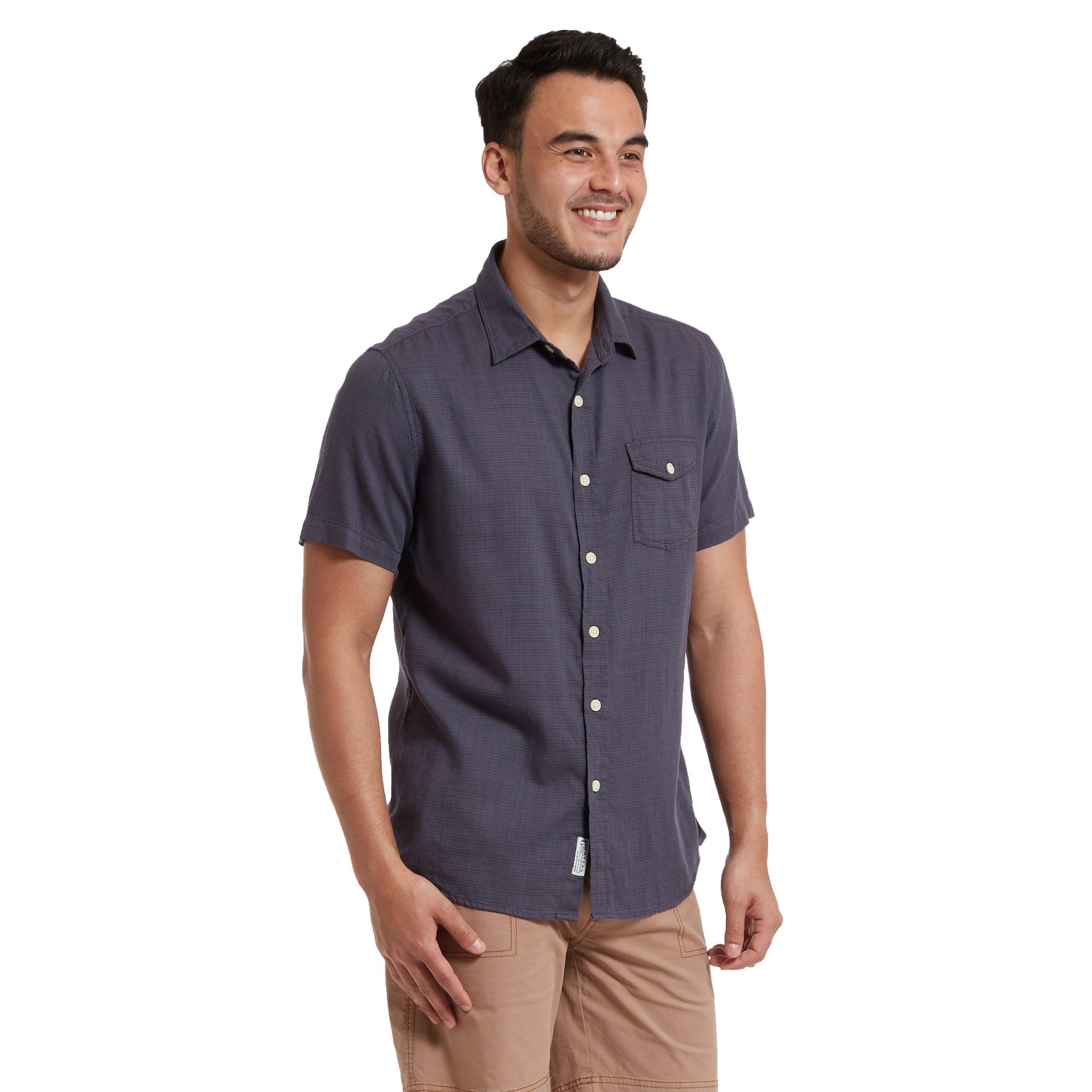 Horizon Slub Twill Shirt - Charcoal (Final Sale) Product Image