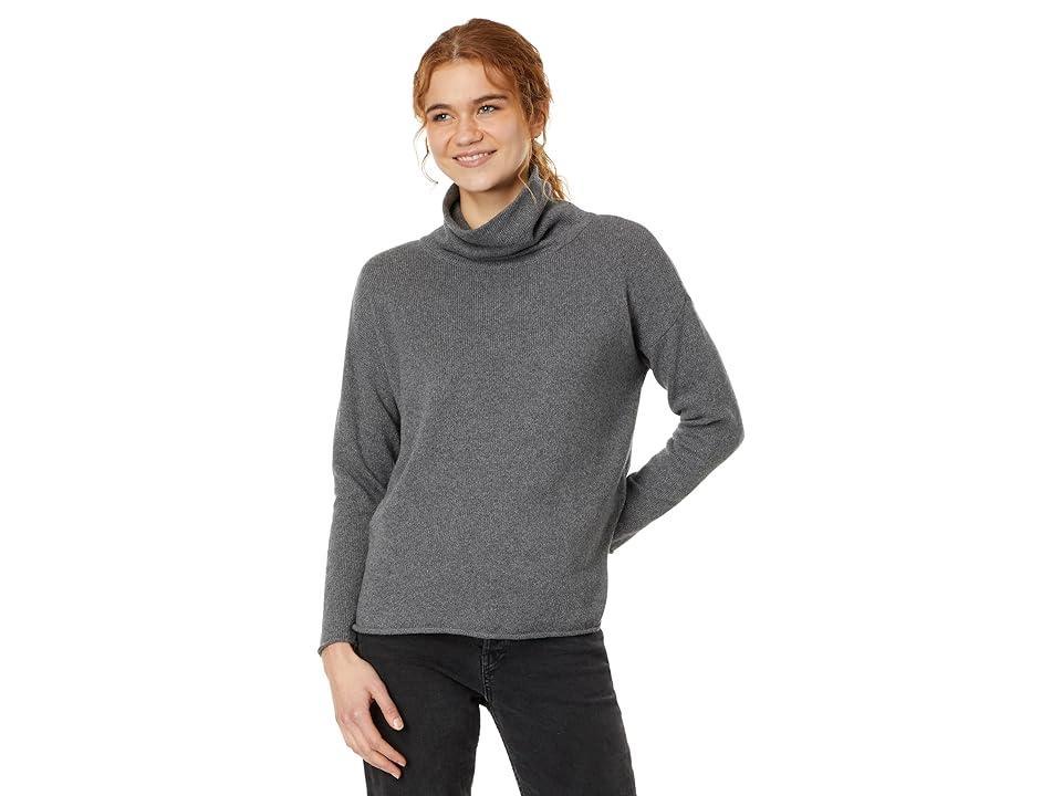 Eileen Fisher Petite Turtle Neck Tunic (Ash) Women's Sweater product image