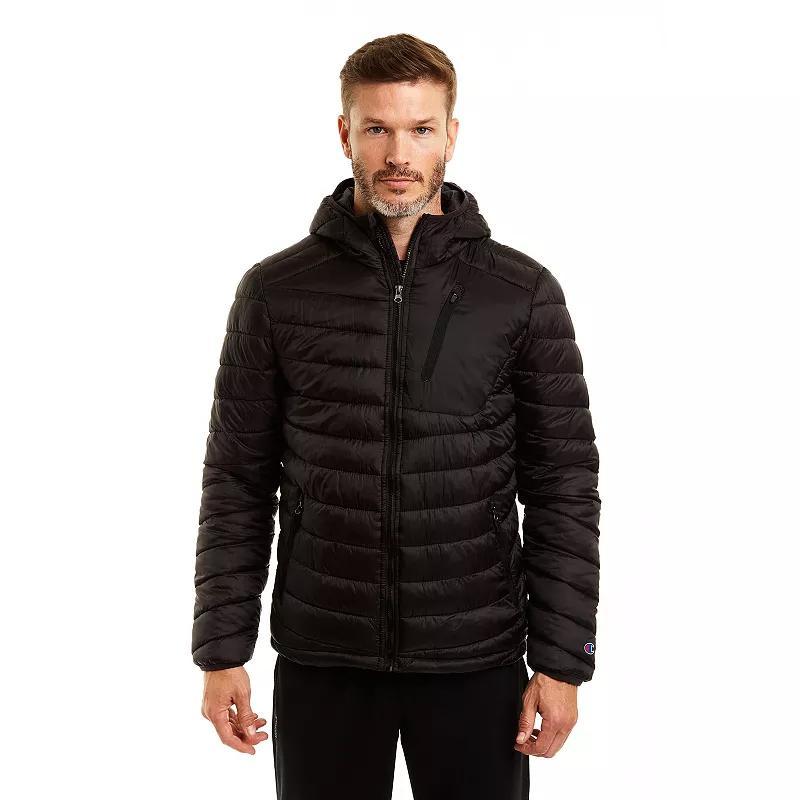 Mens Excelled Insulated Hooded Puffer Jacket Product Image