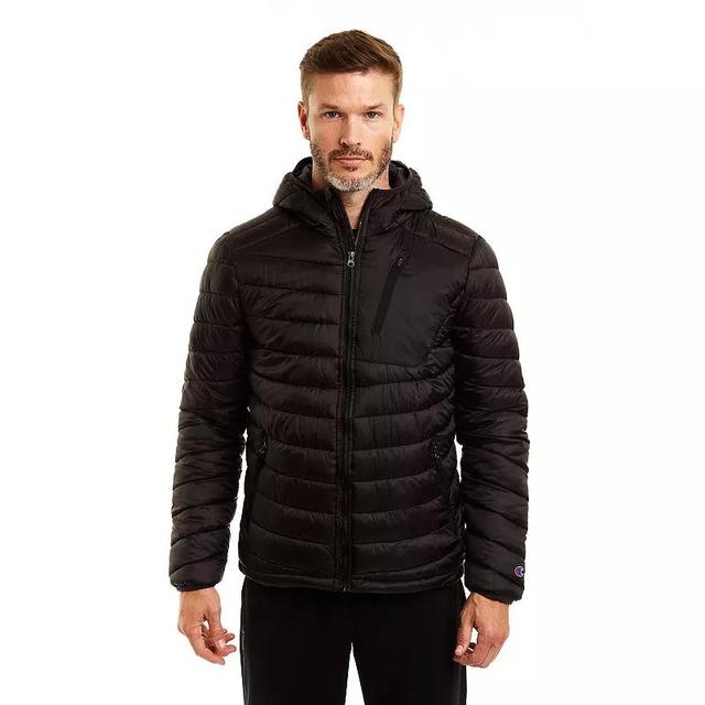 Big & Tall Excelled Insulated Puffer Jacket, Mens Black Product Image