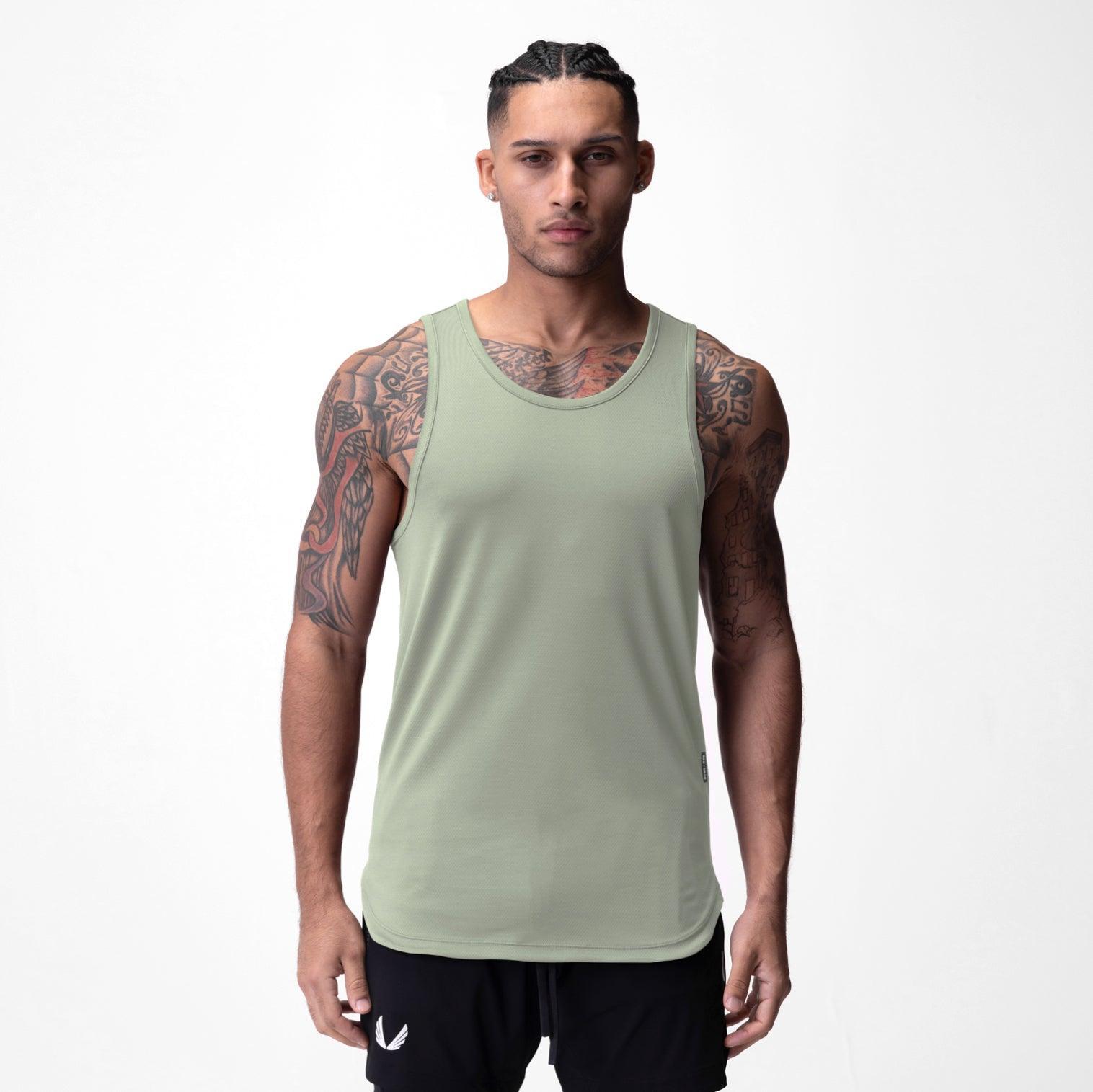 0830. AeroSilver® Tank Top - Sage Product Image