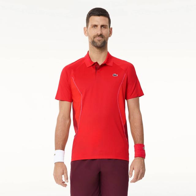 Men's Lacoste Tennis x Novak Djokovic Ultra-Dry Polo Product Image