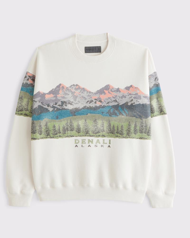 Denali Graphic Crew Sweatshirt Product Image