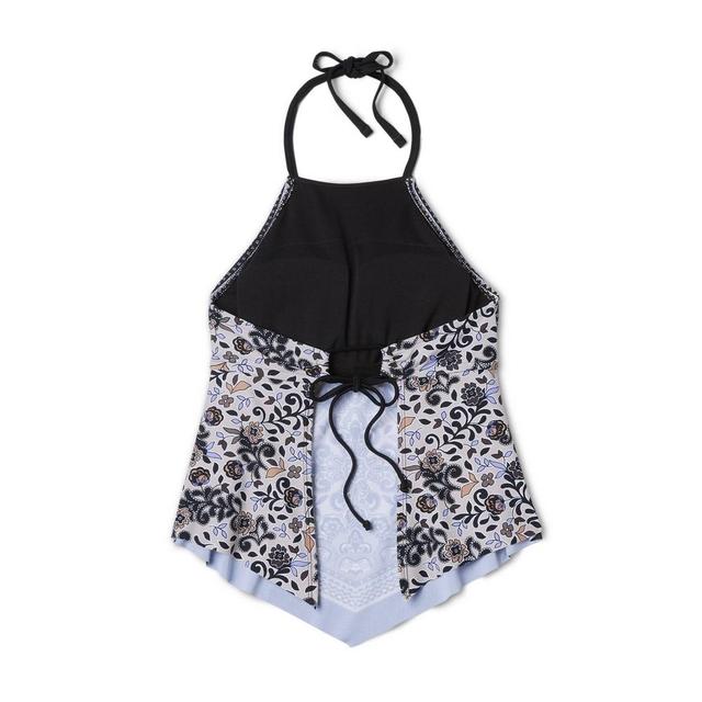 Womens High Neck Tankini Top - Kona Sol Black Multi M Product Image