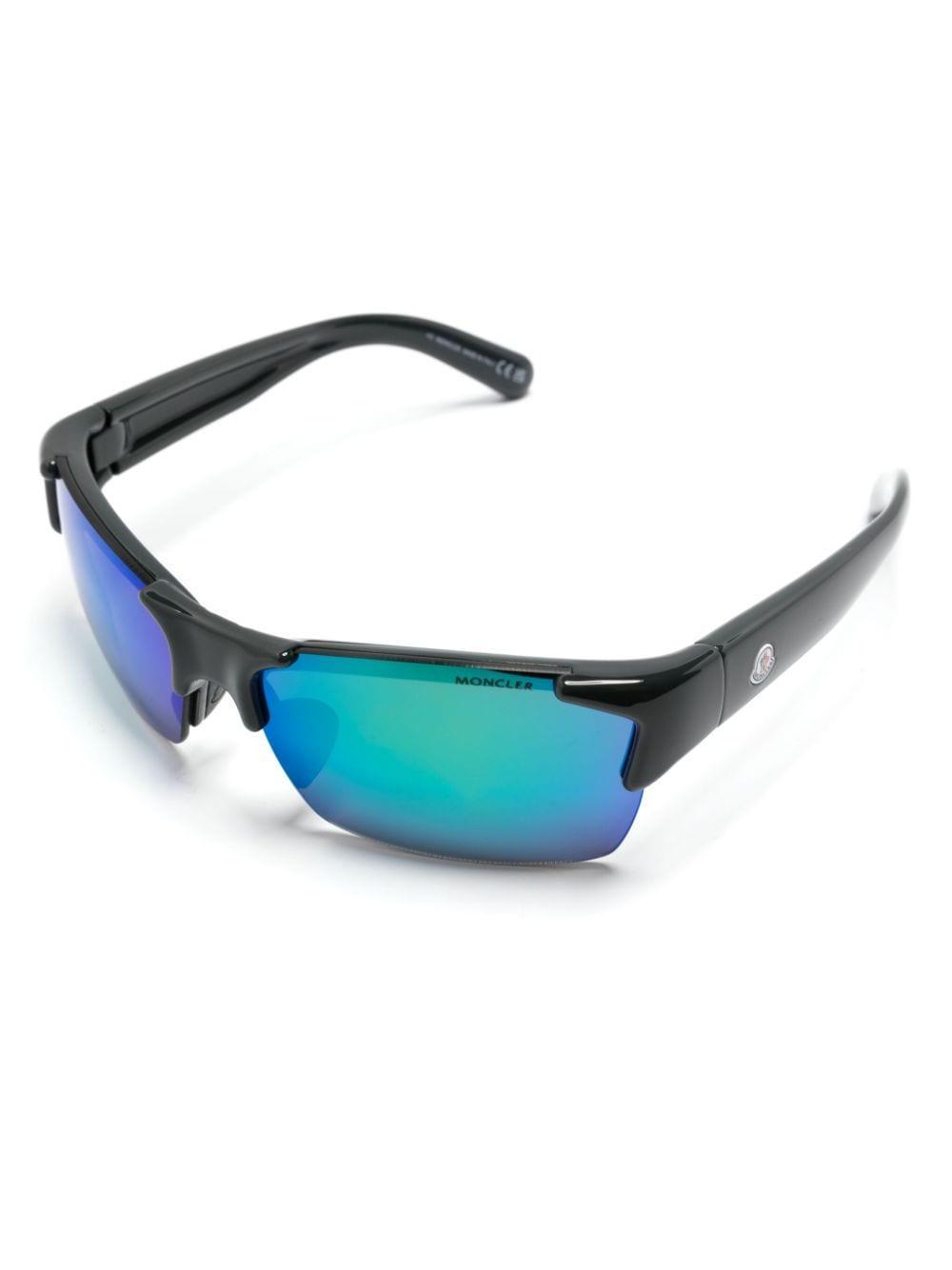 Spectron Rectangle-frame Sunglasses In Grey Product Image