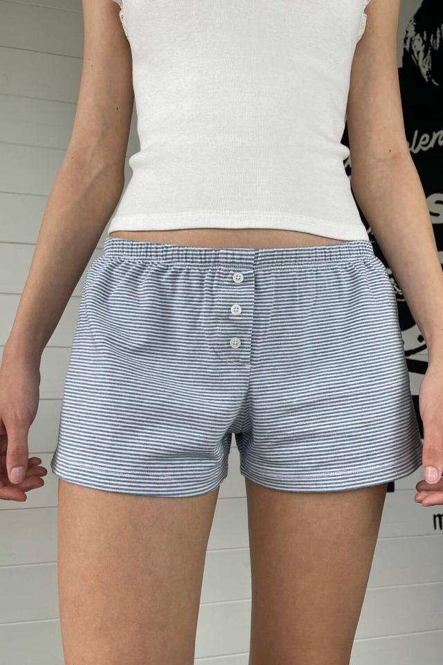 Keira Striped Sweatshorts Product Image