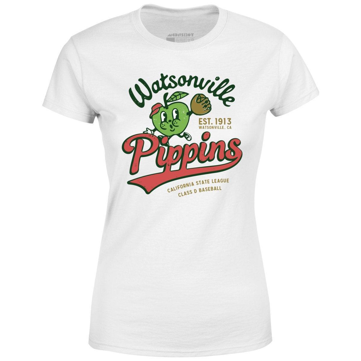 Watsonville Pippins - California - Vintage Defunct Baseball Teams - Women's T-Shirt Female Product Image