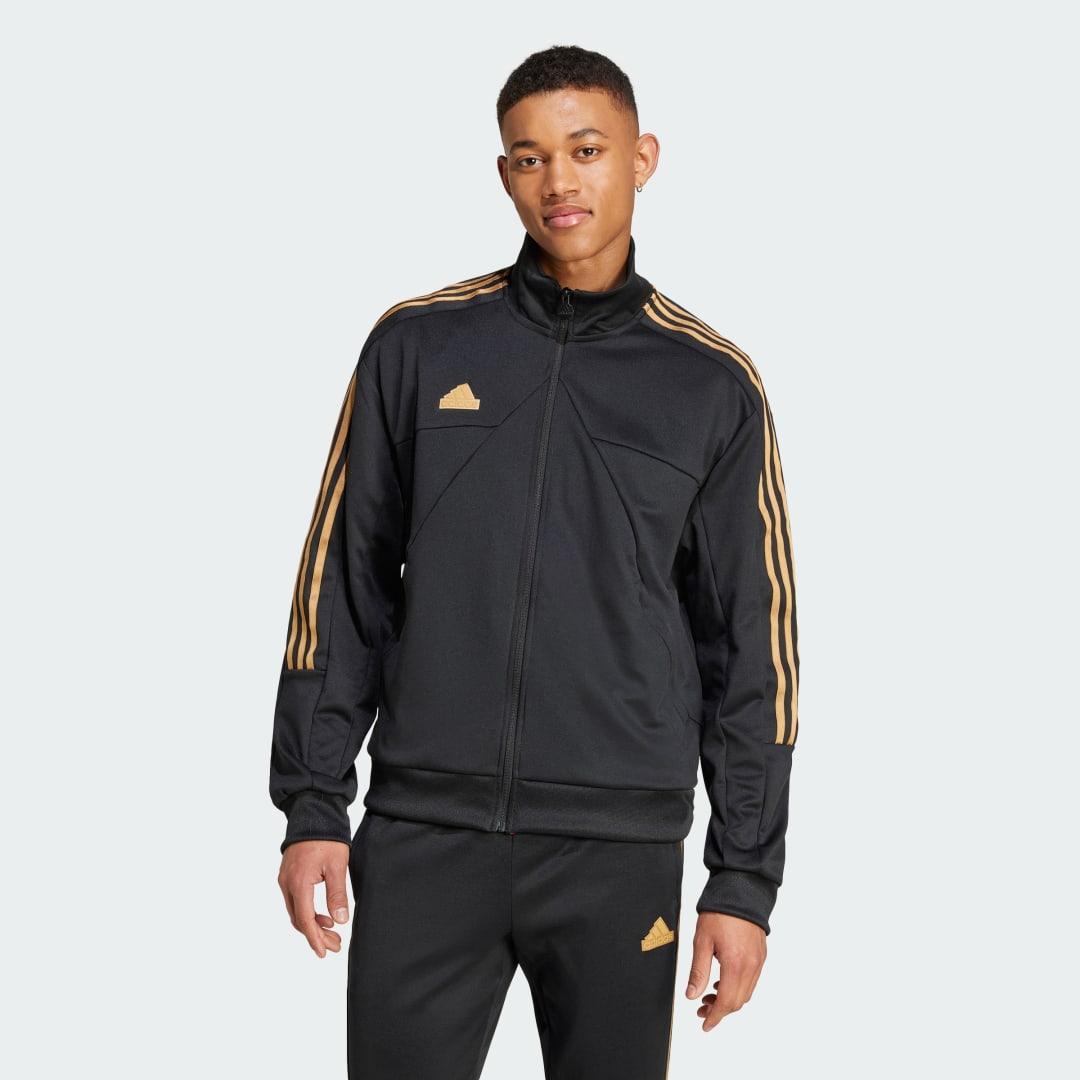 adidas House of Tiro Nations Pack Track Jacket Dark Green L Mens Product Image