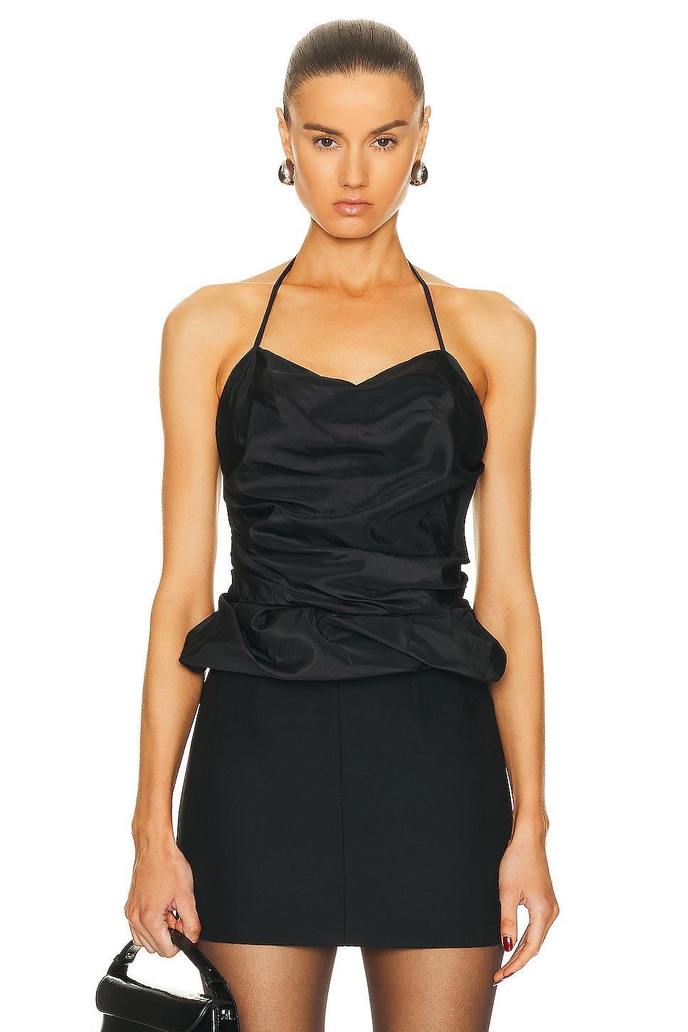 SIMKHAI Hailee Draped Halter Top Product Image