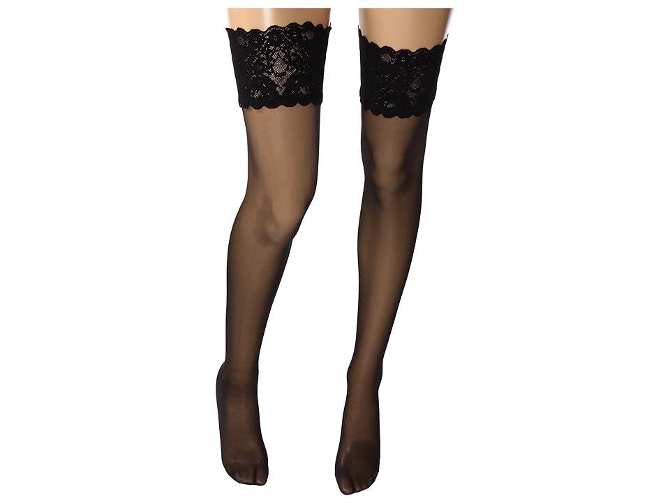 Wolford Satin Touch 20 Stay Up Tights Black. (also in ). Product Image