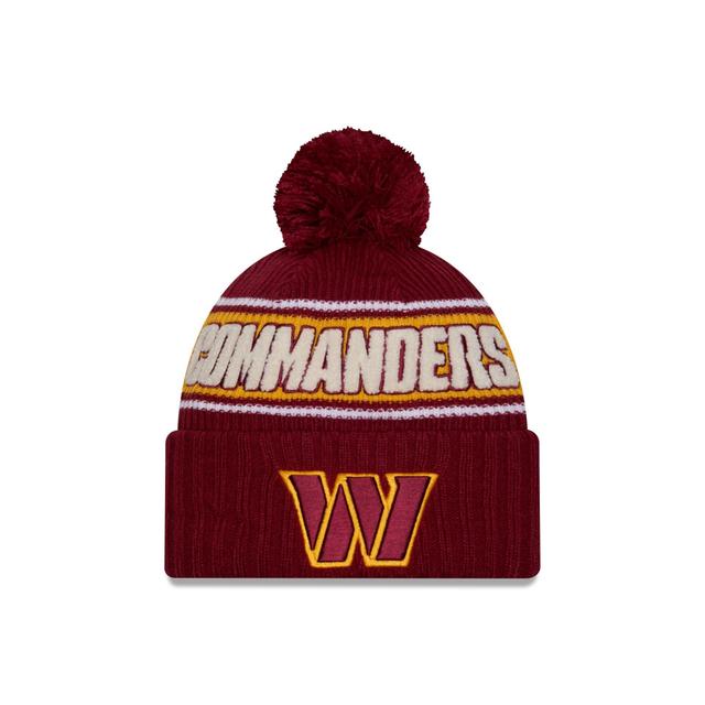 Washington Commanders 2024 Cold Weather Sport Pom Knit Hat Male Product Image