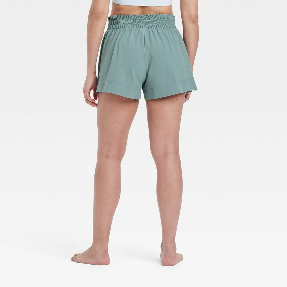 Womens Active Light Mid-Rise Shorts 4 - All In Motion Moss M Product Image