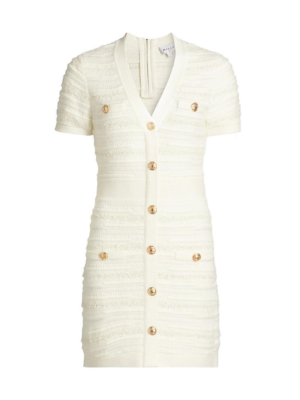 Womens Kennedy Knit V-Neck Minidress Product Image