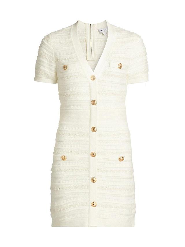 Womens Kennedy Knit V-Neck Minidress Product Image