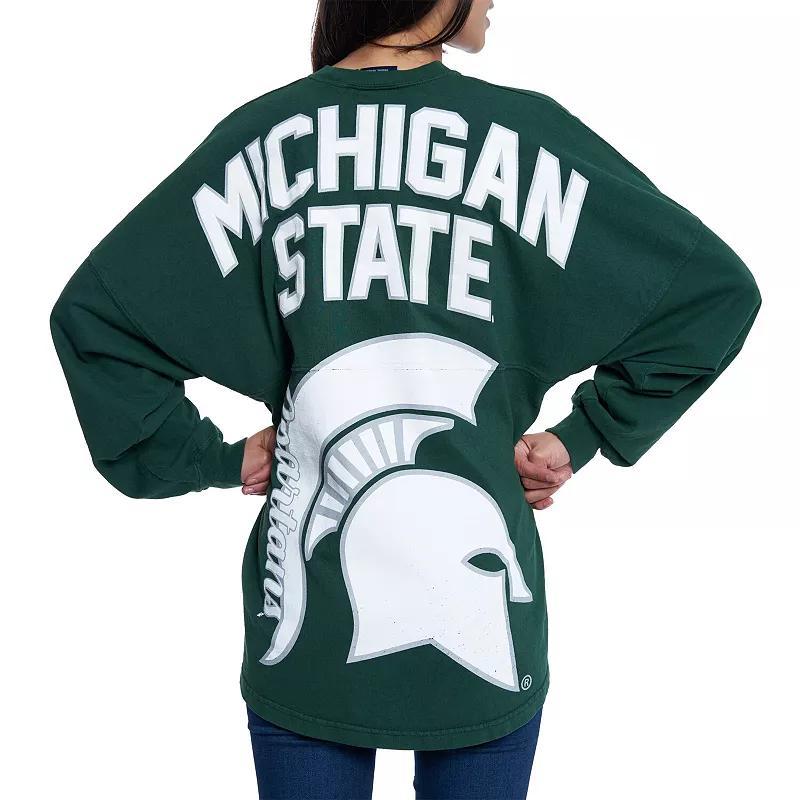 Womens Michigan State Spartans Loud n Proud Spirit Jersey T-Shirt Product Image