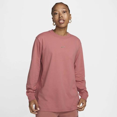 Nike Womens Nike NSW Phoenix LS Tee - Womens Canyon Pink product image