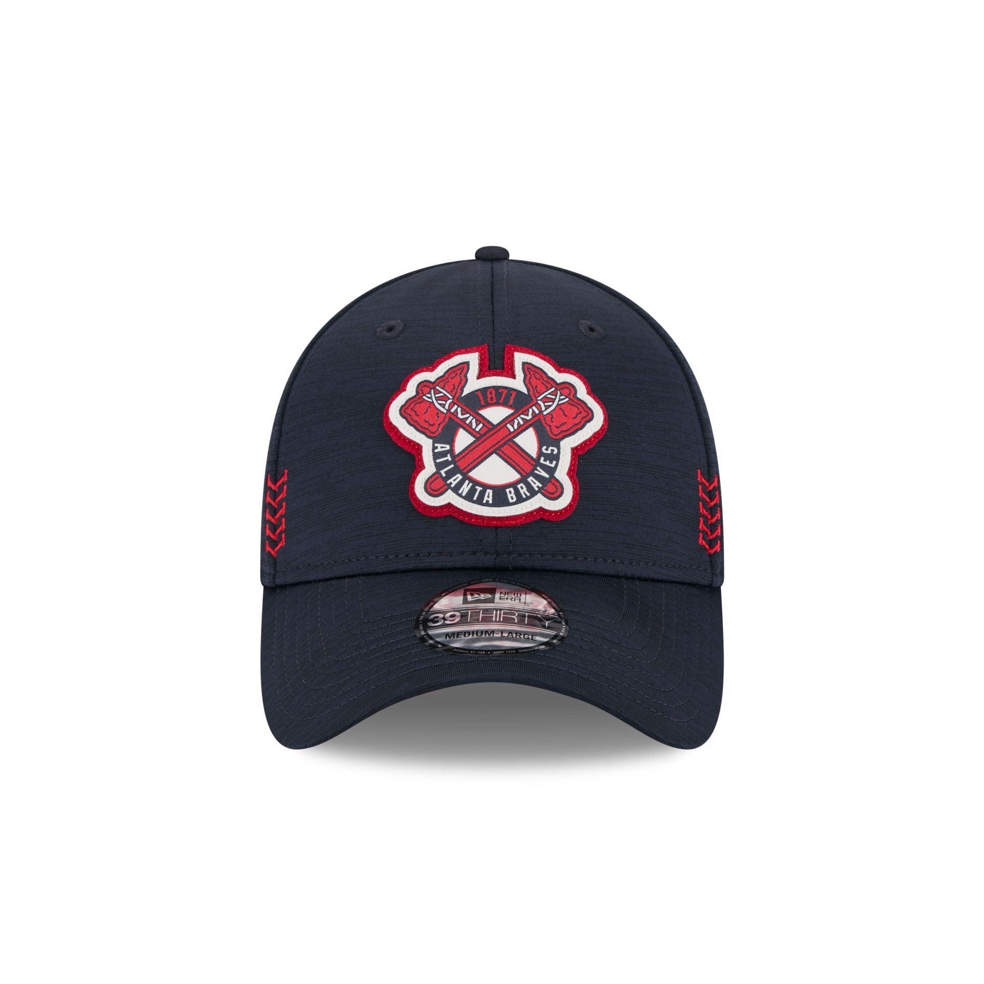 Atlanta Braves 2024 Clubhouse 39THIRTY Stretch Fit Hat Male Product Image