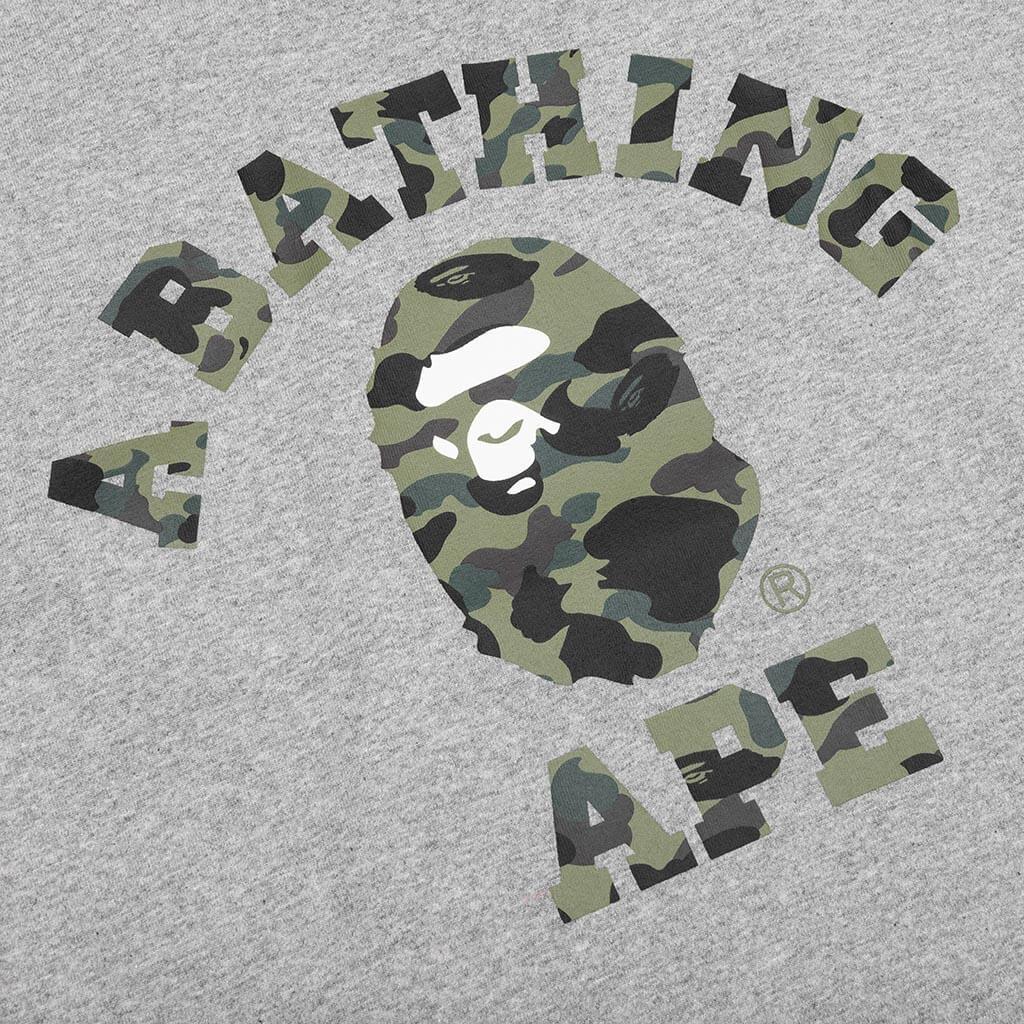 1st Camo College Tee - Grey/Green Male Product Image