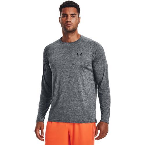 Under Armour Mens Under Armour Tech 2.0 Long Sleeve T-Shirt - Mens Grey Product Image