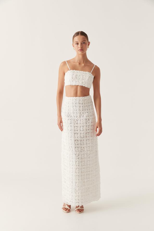 Quintette Textured Midi Skirt Product Image