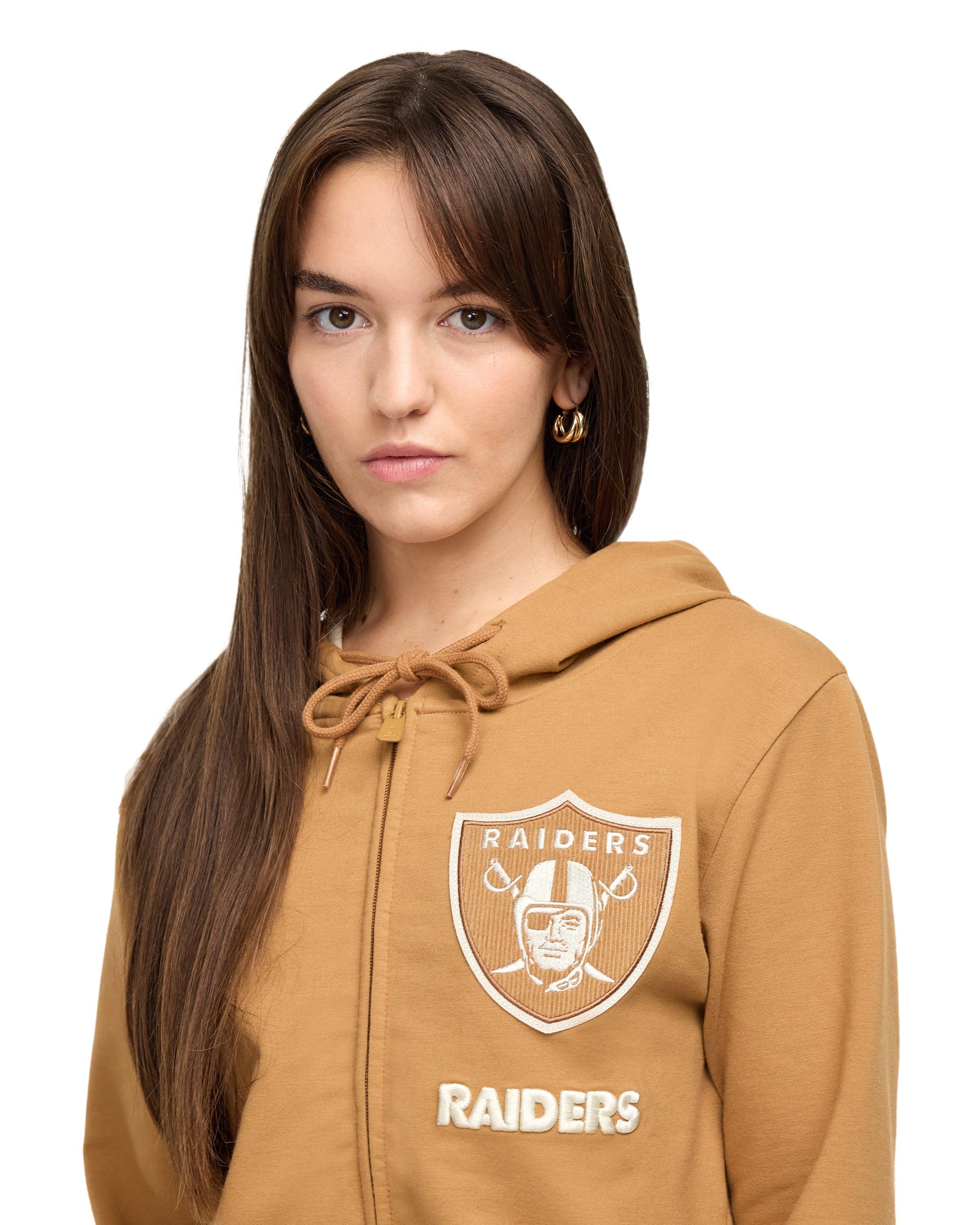 Pittsburgh Steelers Light Bronze Logo Select Women's Full-Zip Hoodie Female Product Image