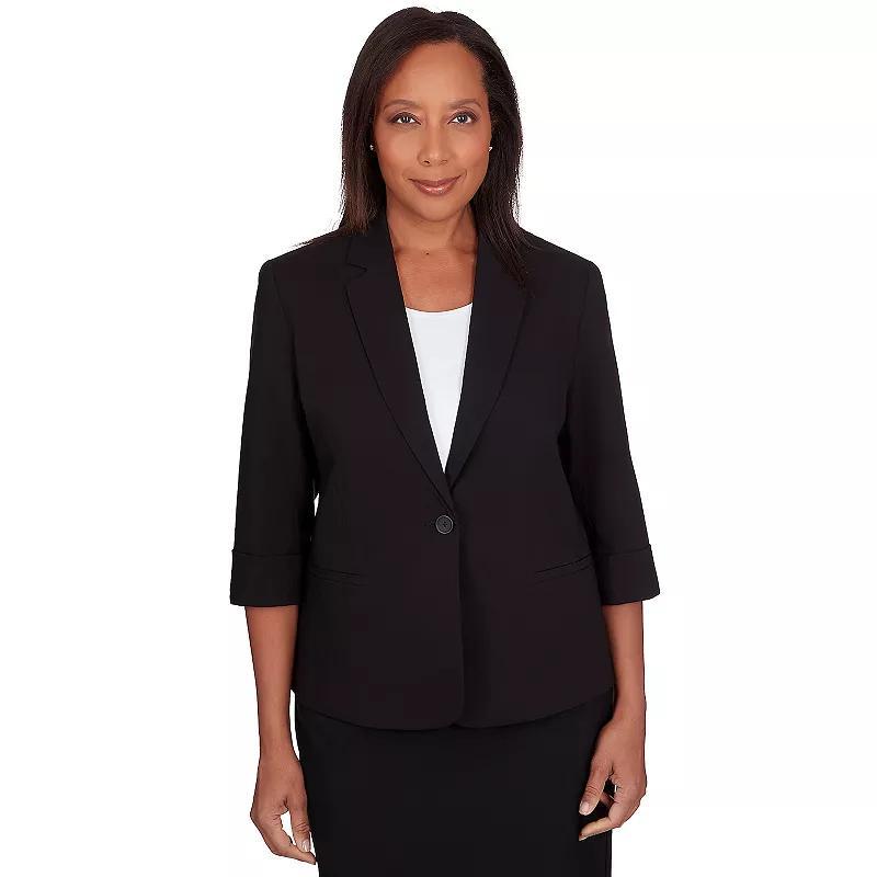 Womens Alfred Dunner Classic Fit Jacket Product Image