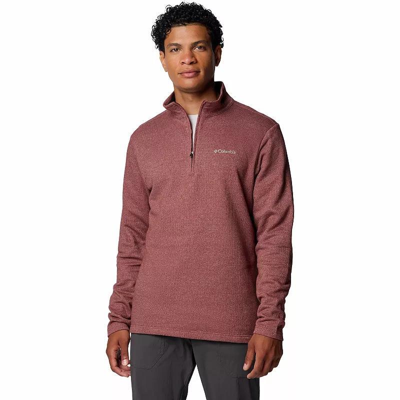 Big & Tall Columbia Great Hart Mountain Half-Zip Pullover, Mens Spice Grey Product Image