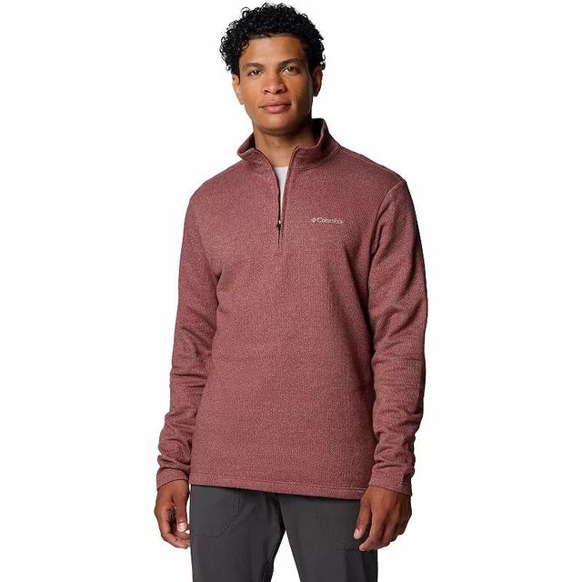 Big & Tall Columbia Great Hart Mountain Half-Zip Pullover, Mens Spice Grey Product Image