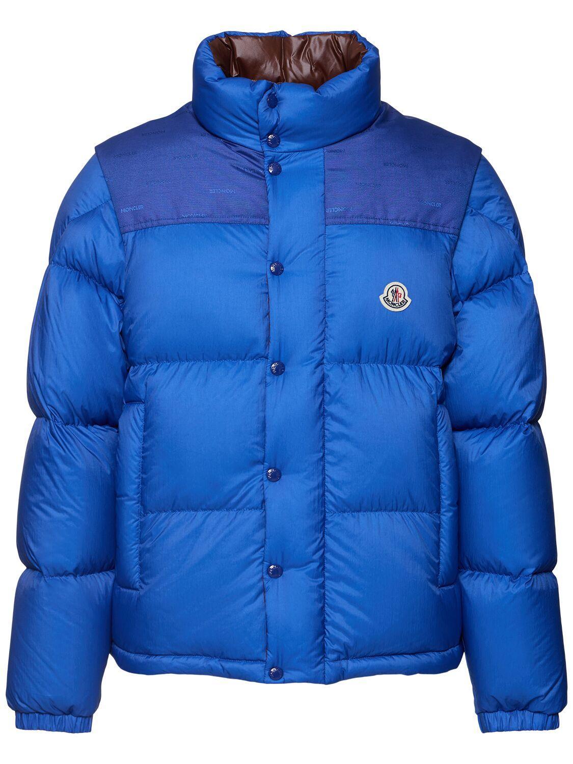 Down Jacket In Bluette/brown Product Image